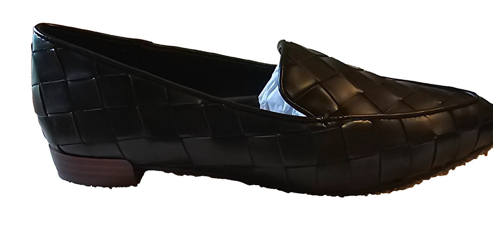 New Ramsey Women's Size 8 Black Woven Slip-On Loafer Flats JustFab